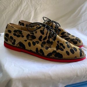 Steve Madden leopard print loafers